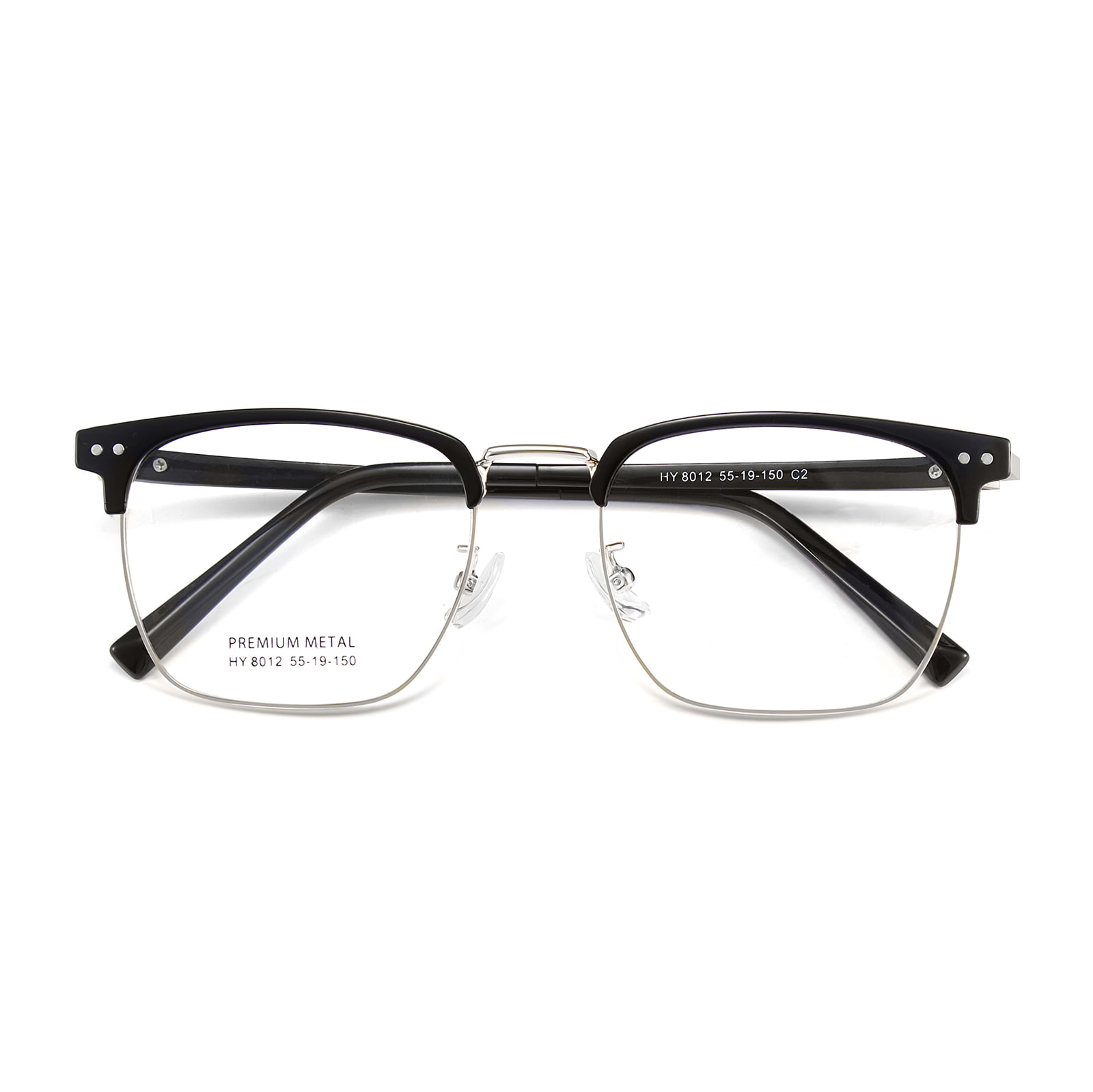 8012 Minimalist Nose-Pressure Alloy Glasses