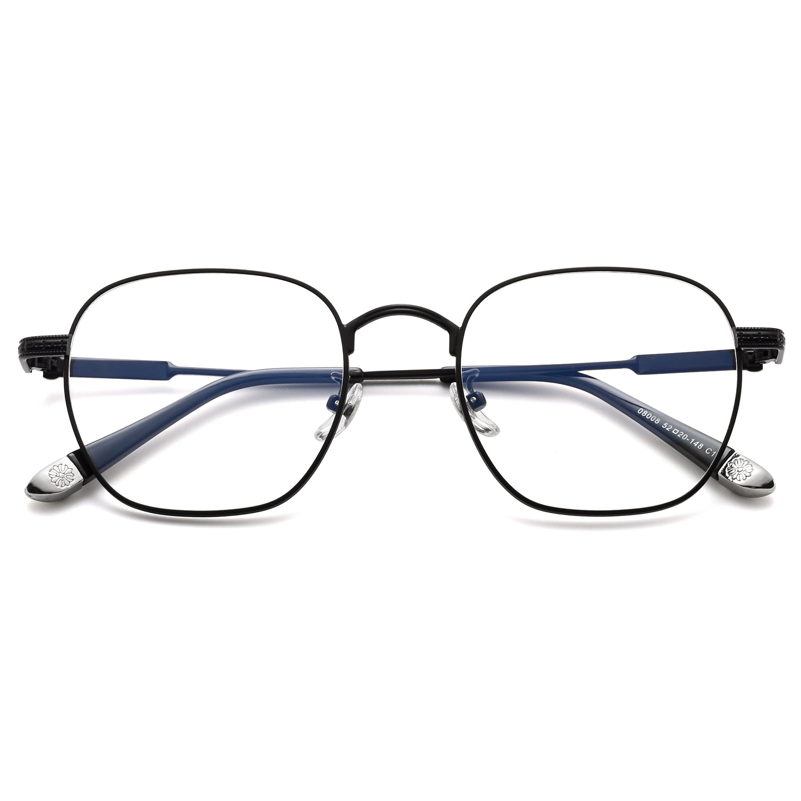 08008 Unique Old Brushed Alloy Glasses