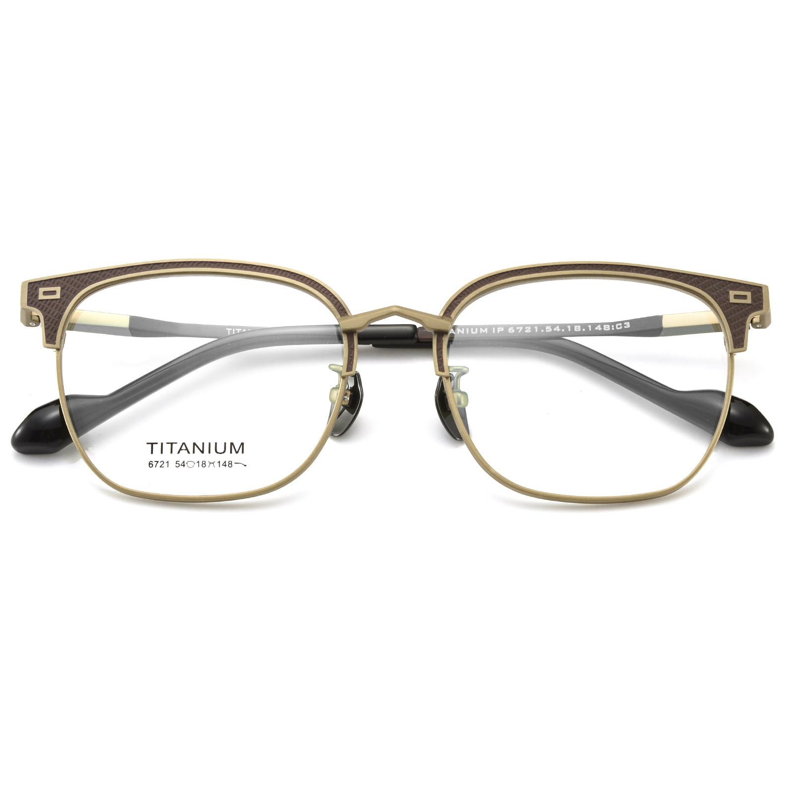 6721 Tough Electroplated Non-Fading Pure Titanium Glasses