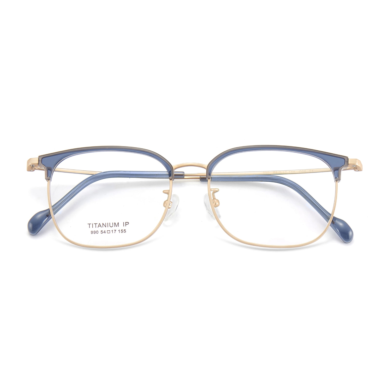 990 Eyebrow Frame Commuting Sweat-Resistant Pure Titanium Glasses