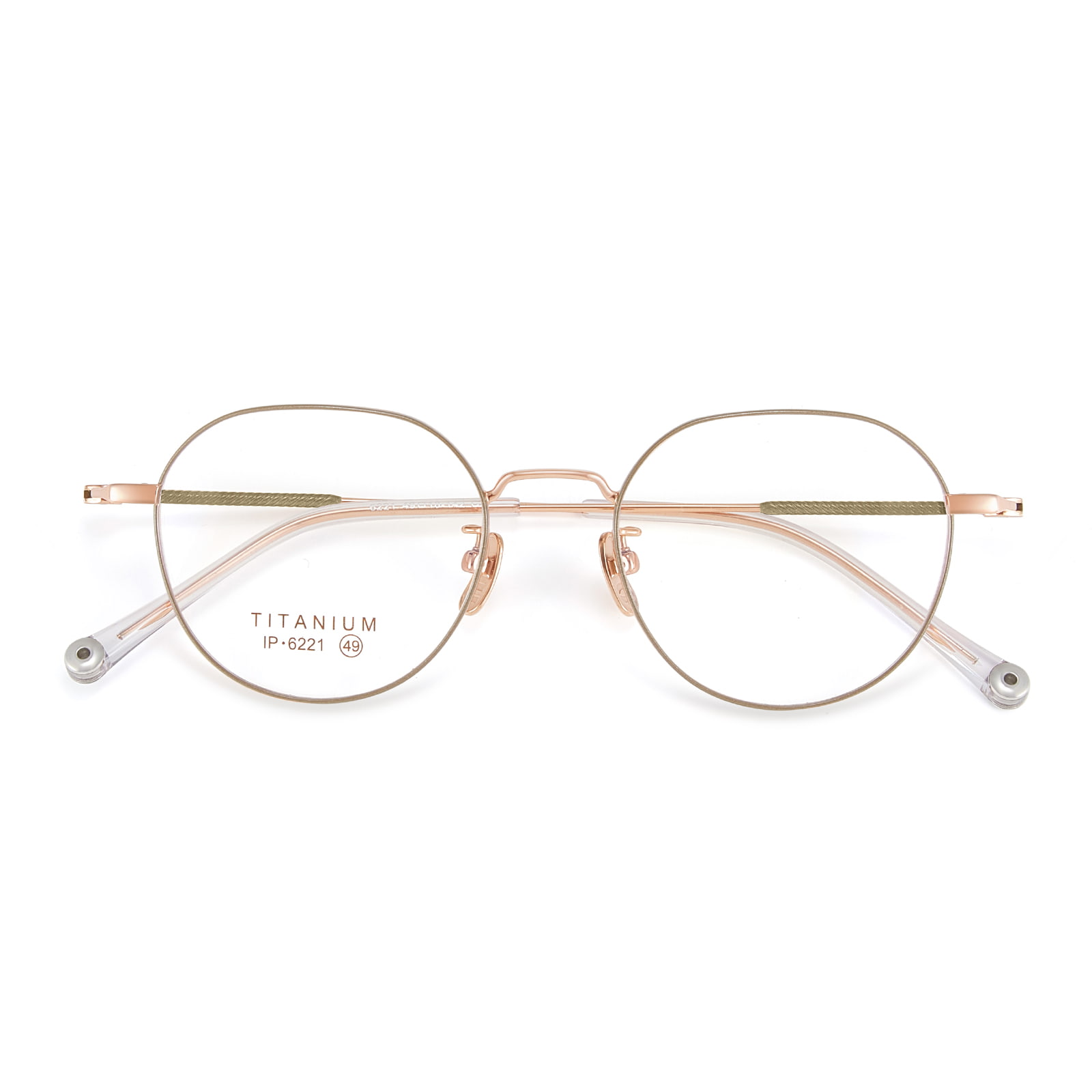 6221 Gentle And Compact Non-Oxidized Pure Titanium Glasses