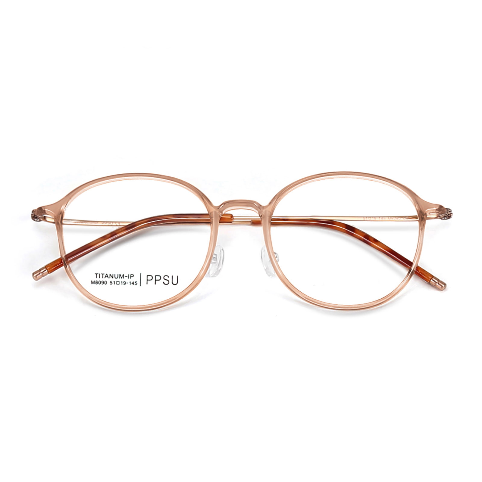 M8090 Round Frame Classic High Temperature Resistant β Titanium Glasses