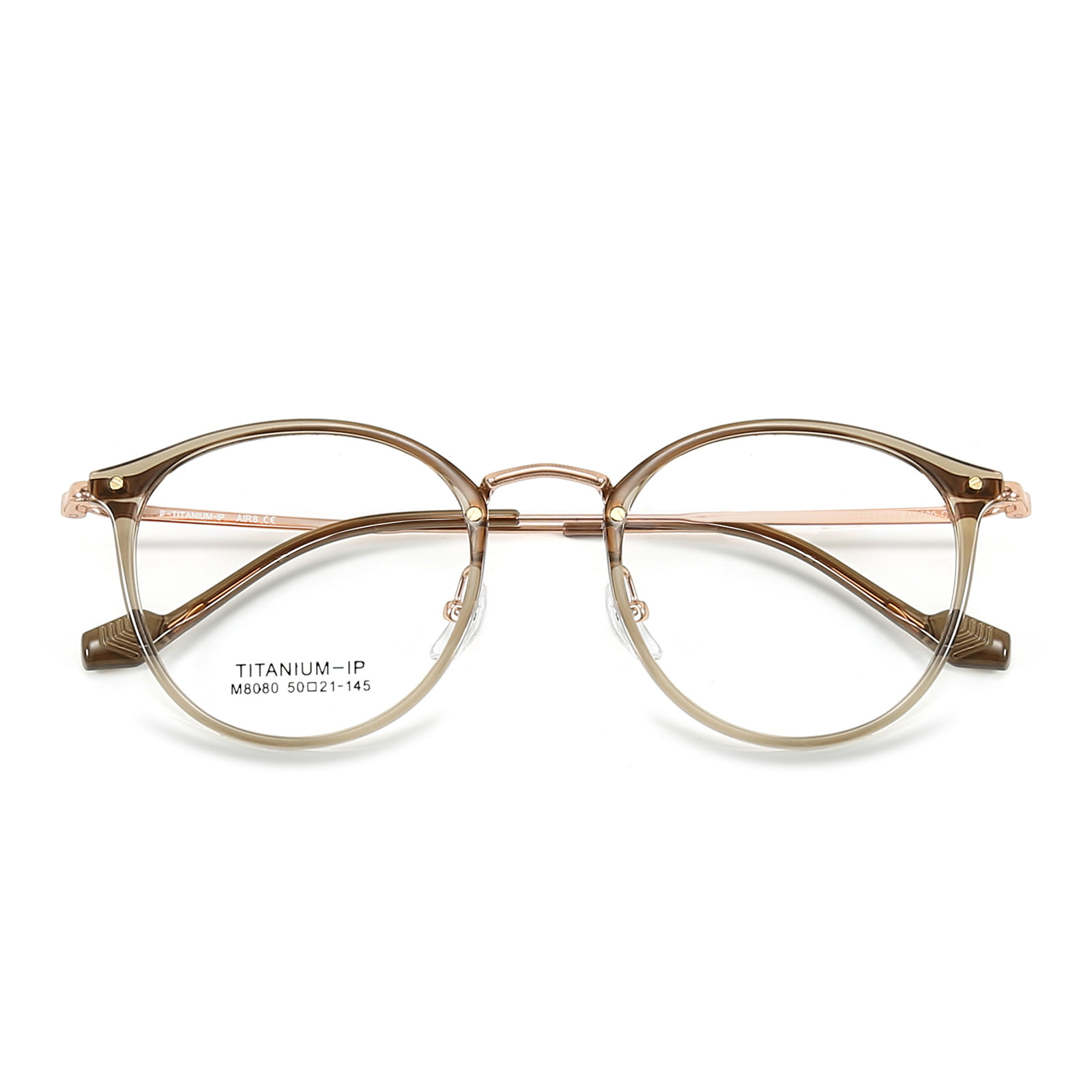 M8080 Thin Round Frame Non-Falling Beta Titanium Glasses