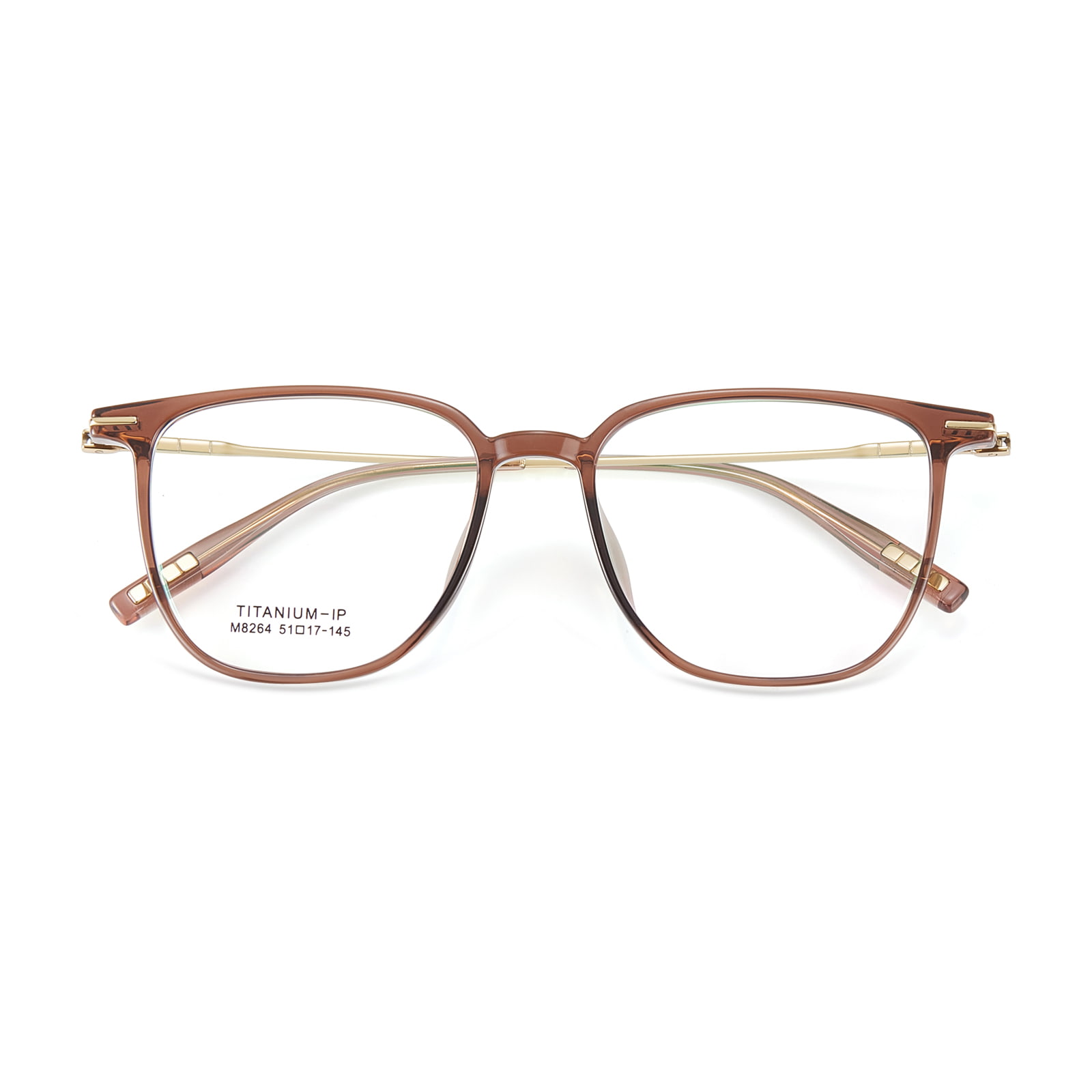 M8264 Lightweight and Durable Bamboo β Titanium Glasses