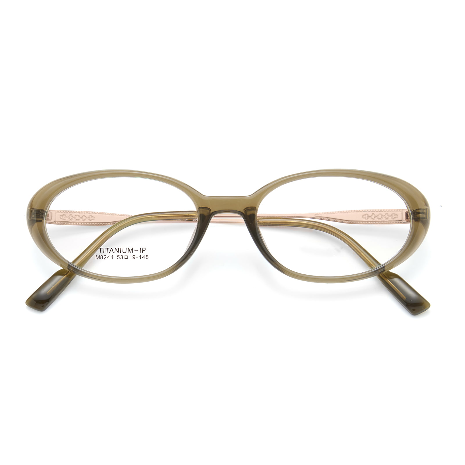 M8244 Oval Wide-Rim Corrosion Resistant β Titanium Glasses