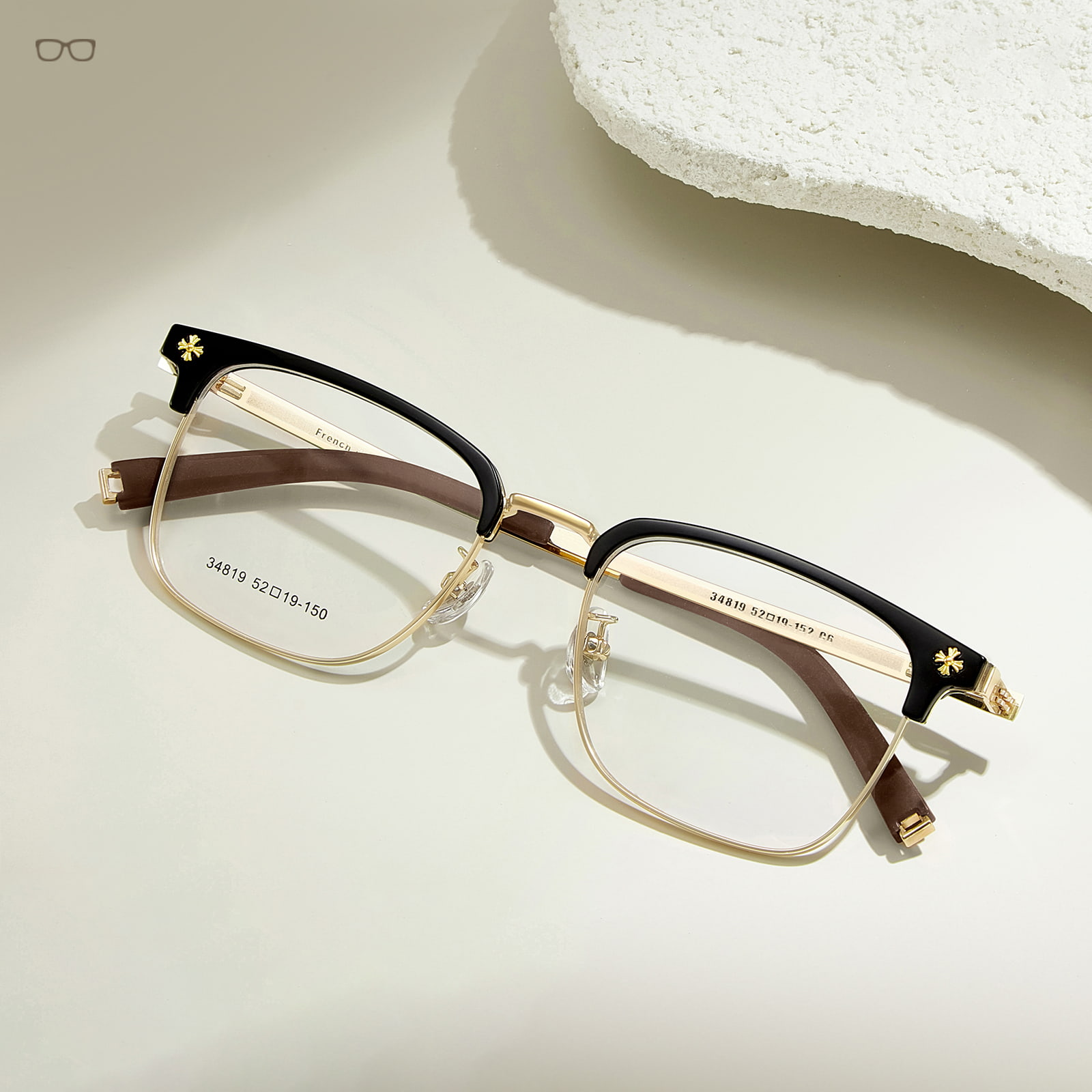34819 Light Luxury High Elastic Bio Steel Alloy Glasses