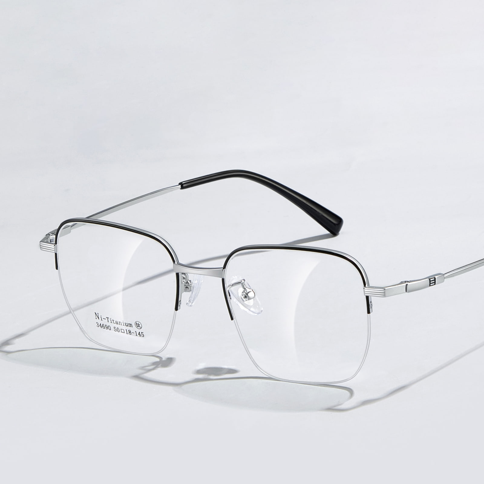 34690 Retro Full Face Fit Gold Glasses