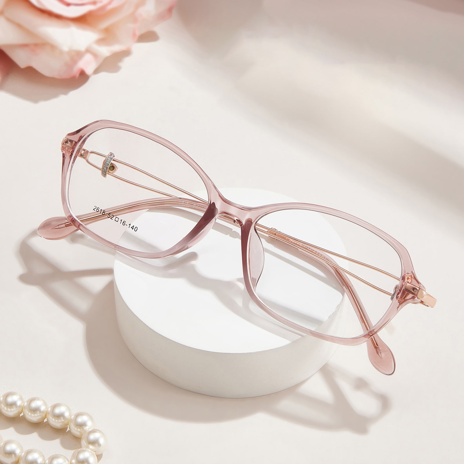 2618 Elegant Polygon TR90 Glasses