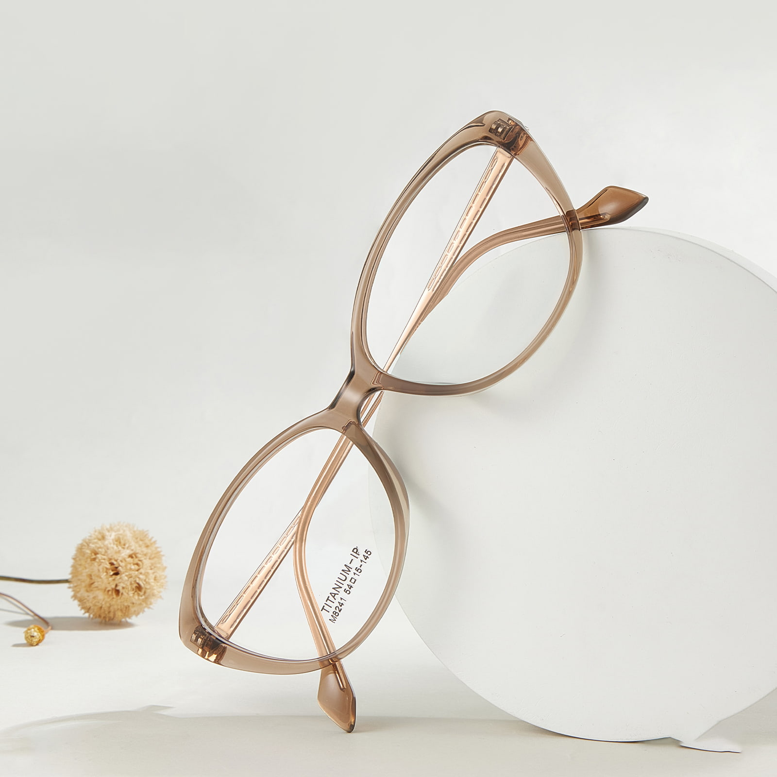 M8241 Bendable Embossed Titanium Legs β Titanium Glasses