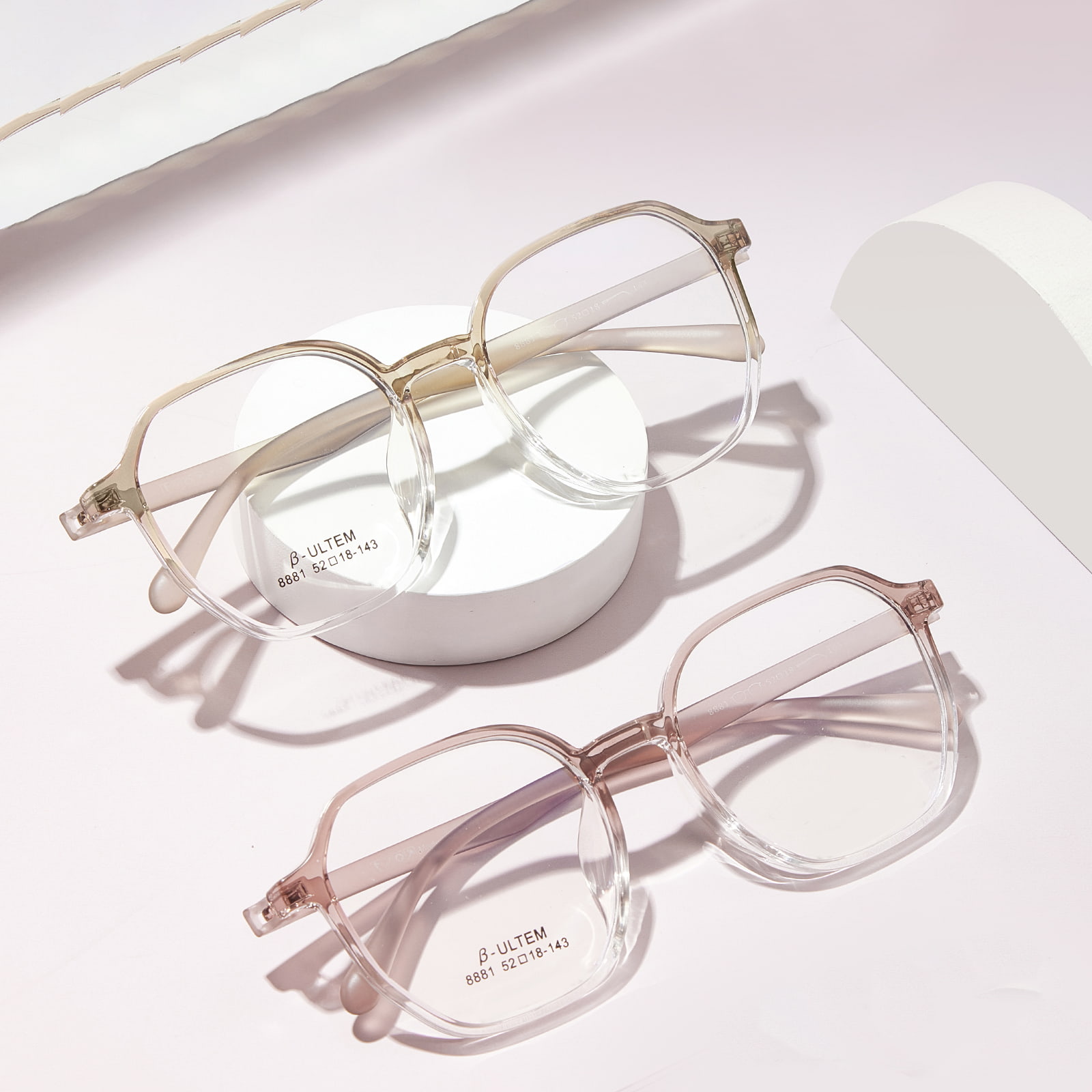8881 Screwless Computer Screen TR90 Glasses