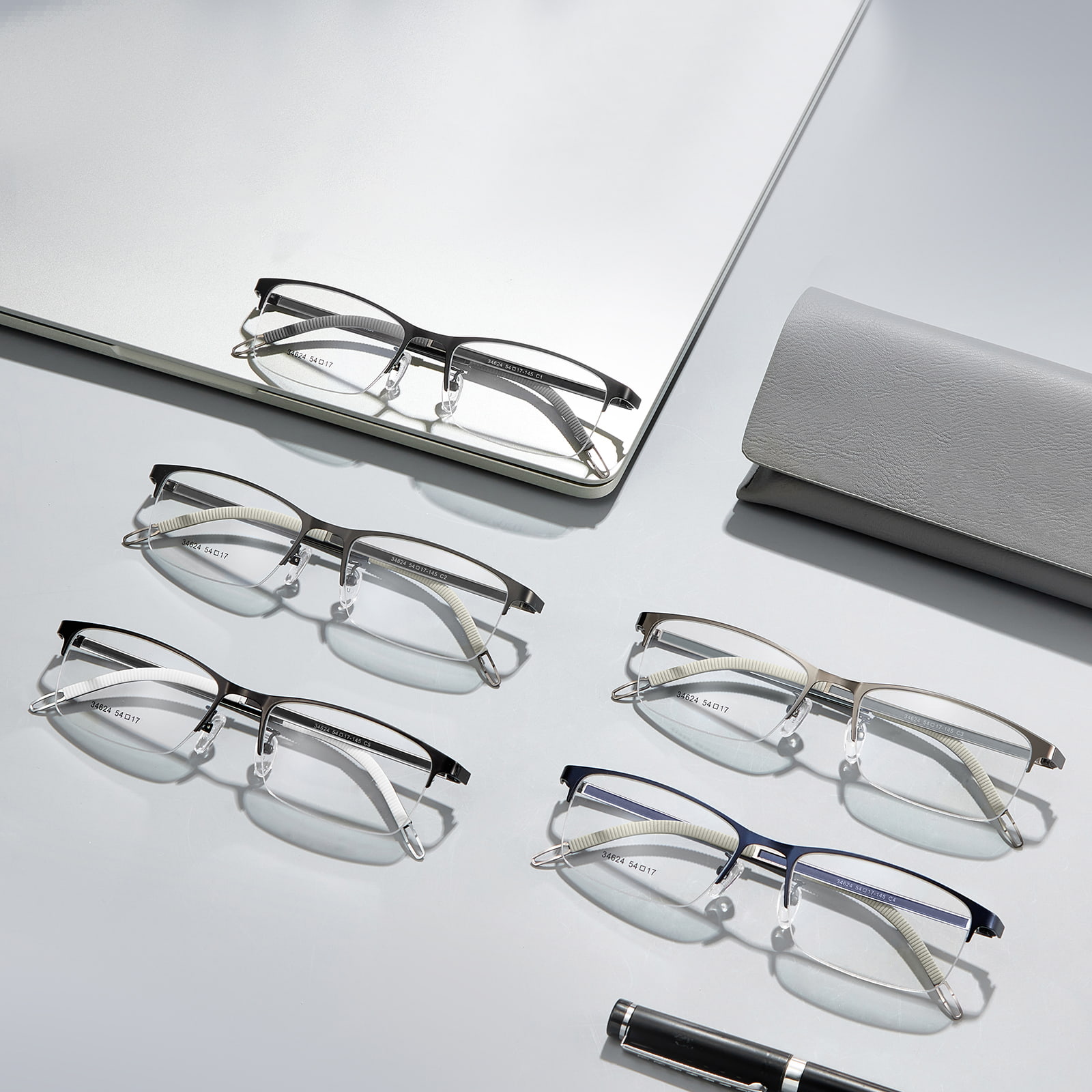 34624 Nordic Reading Auxiliary Alloy Glasses
