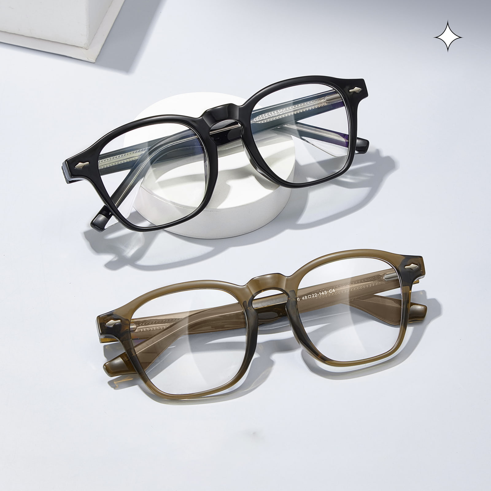 S9016 Punk 3D TR90 Glasses