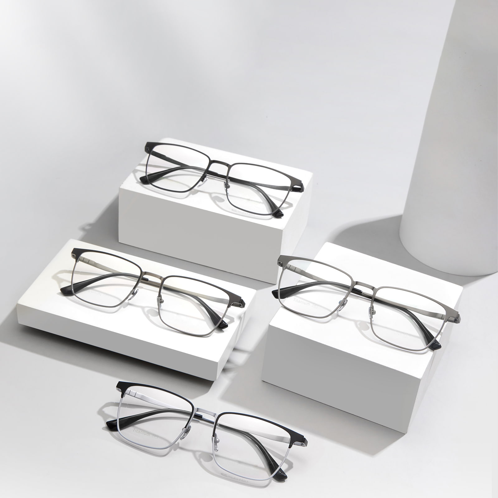 TA2212 Business Anti-Slip Pure Titanium Glasses