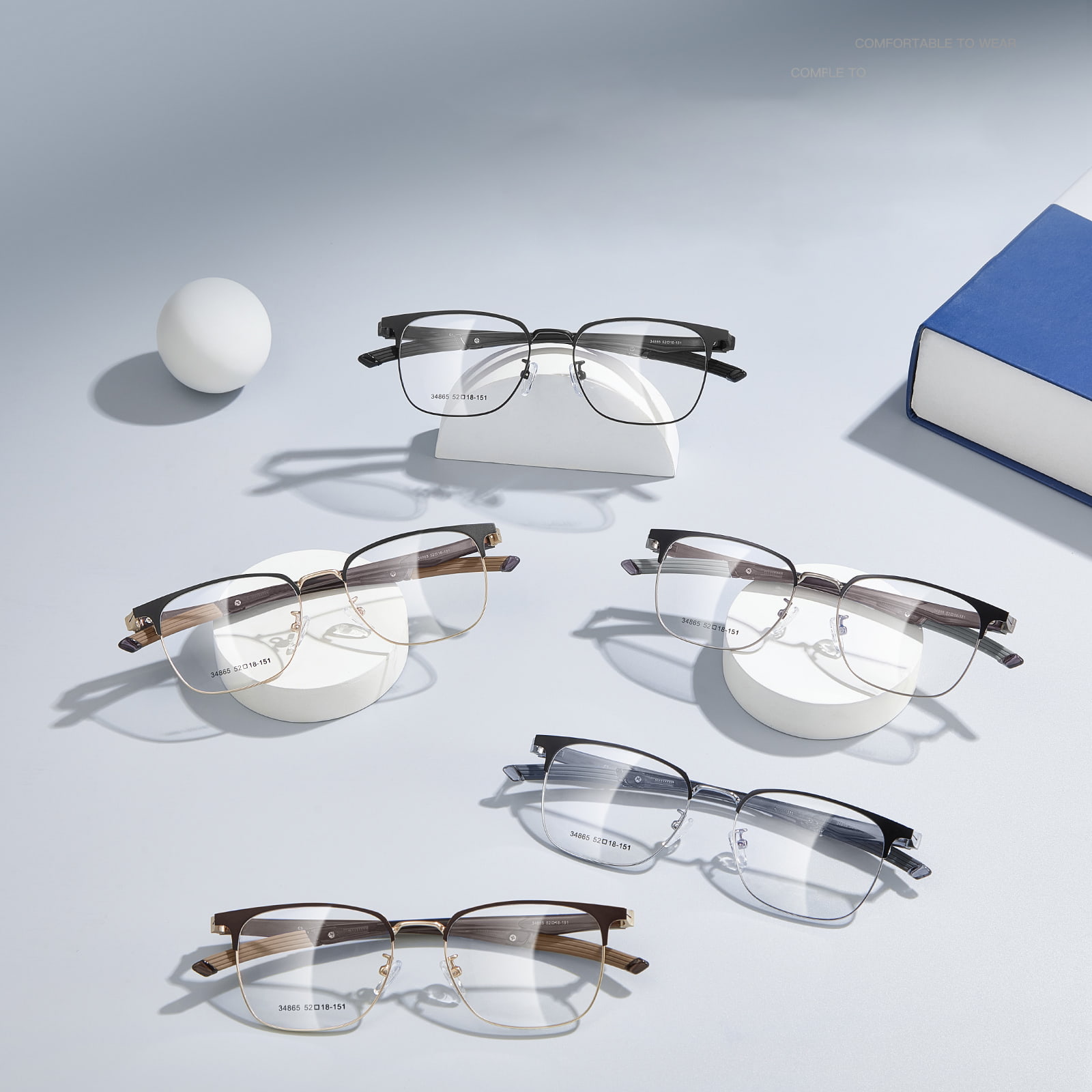 34865 Sports Lightweight Alloy Glasses