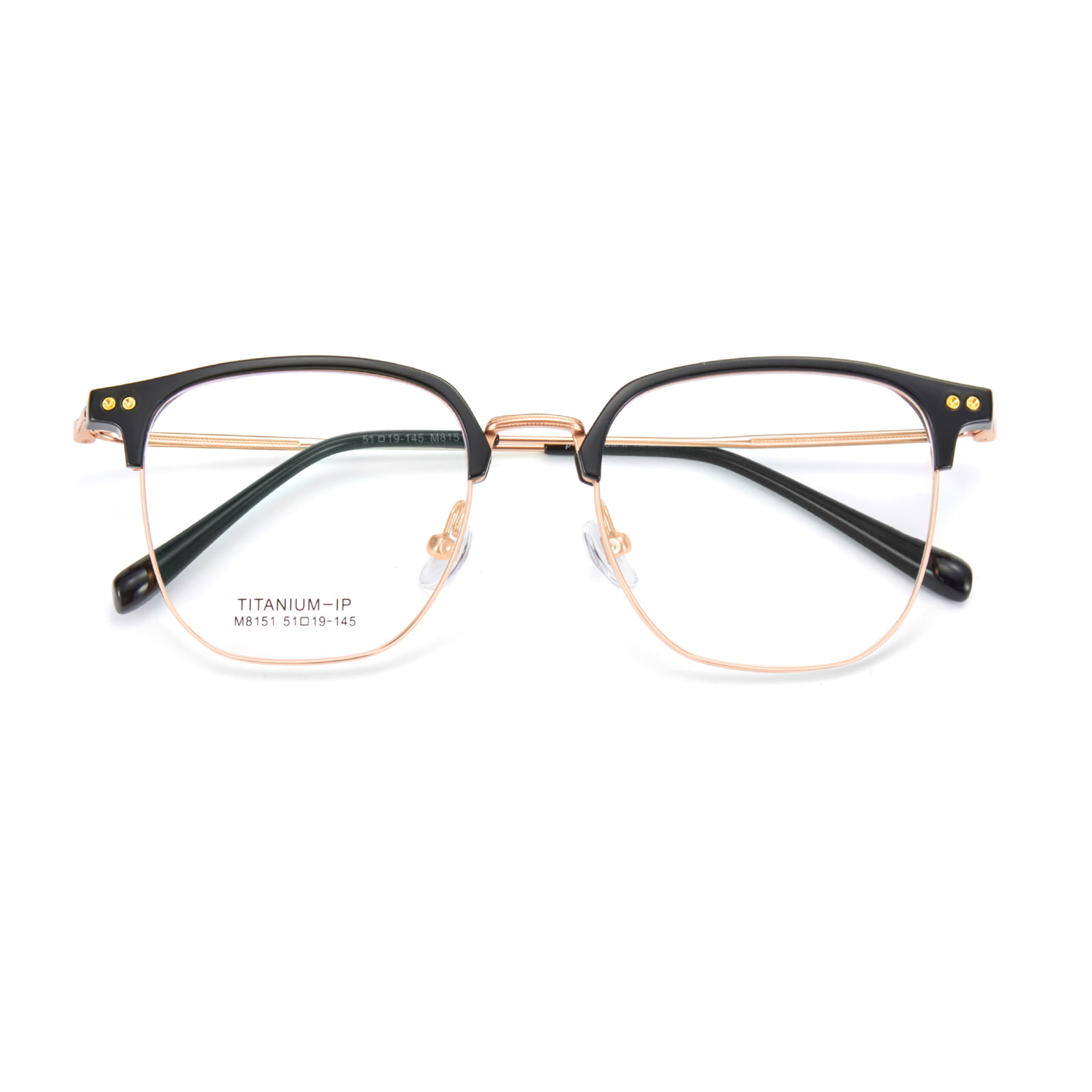 M8151 Square Circle Lightweight β Titanium Glasses