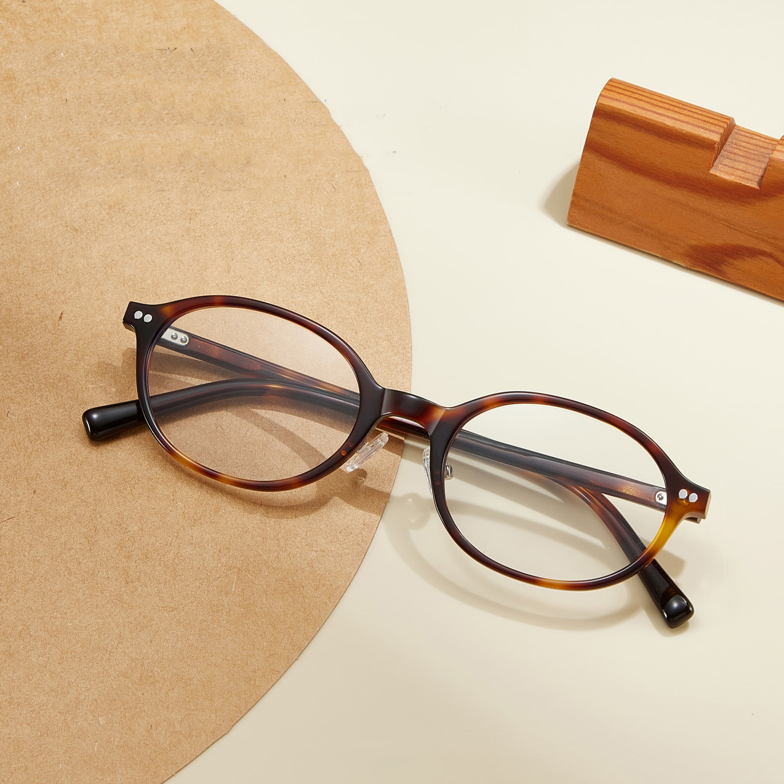 BC2049 Computer Work Oval Skin-Friendly Acrylate Glasses