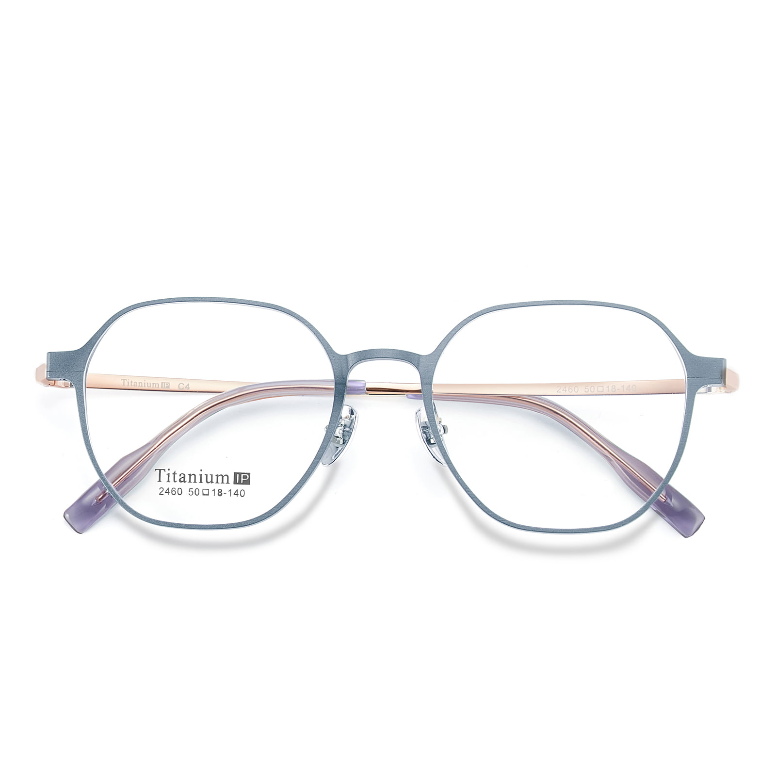 2460 Matte Old Temples with Expanded Aluminum-Magnesium Glasses