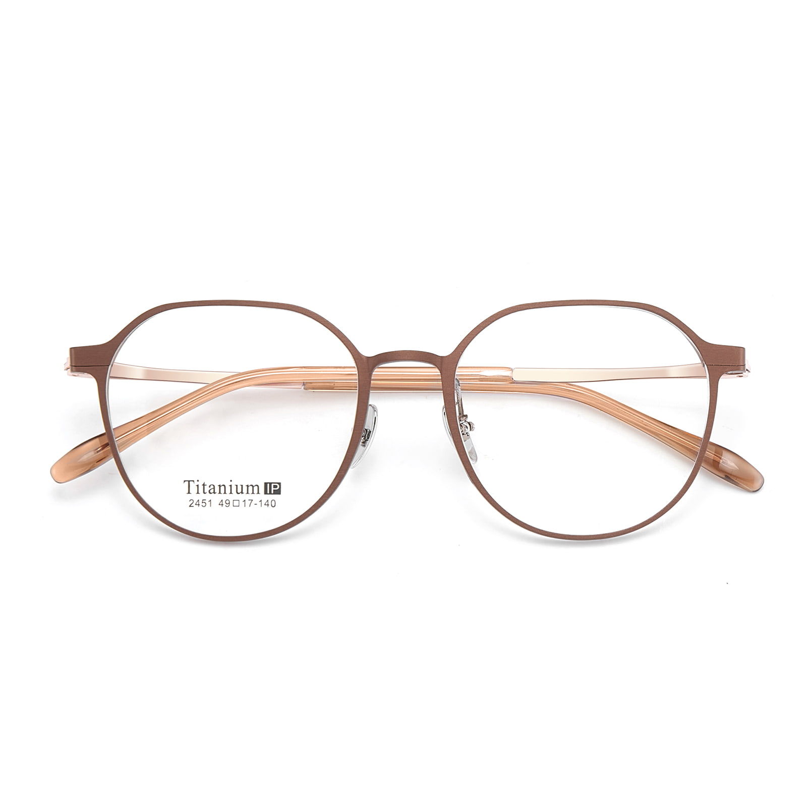 2451 One-Piece Anti-Scratch Reading Aluminum-Magnesium Glasses