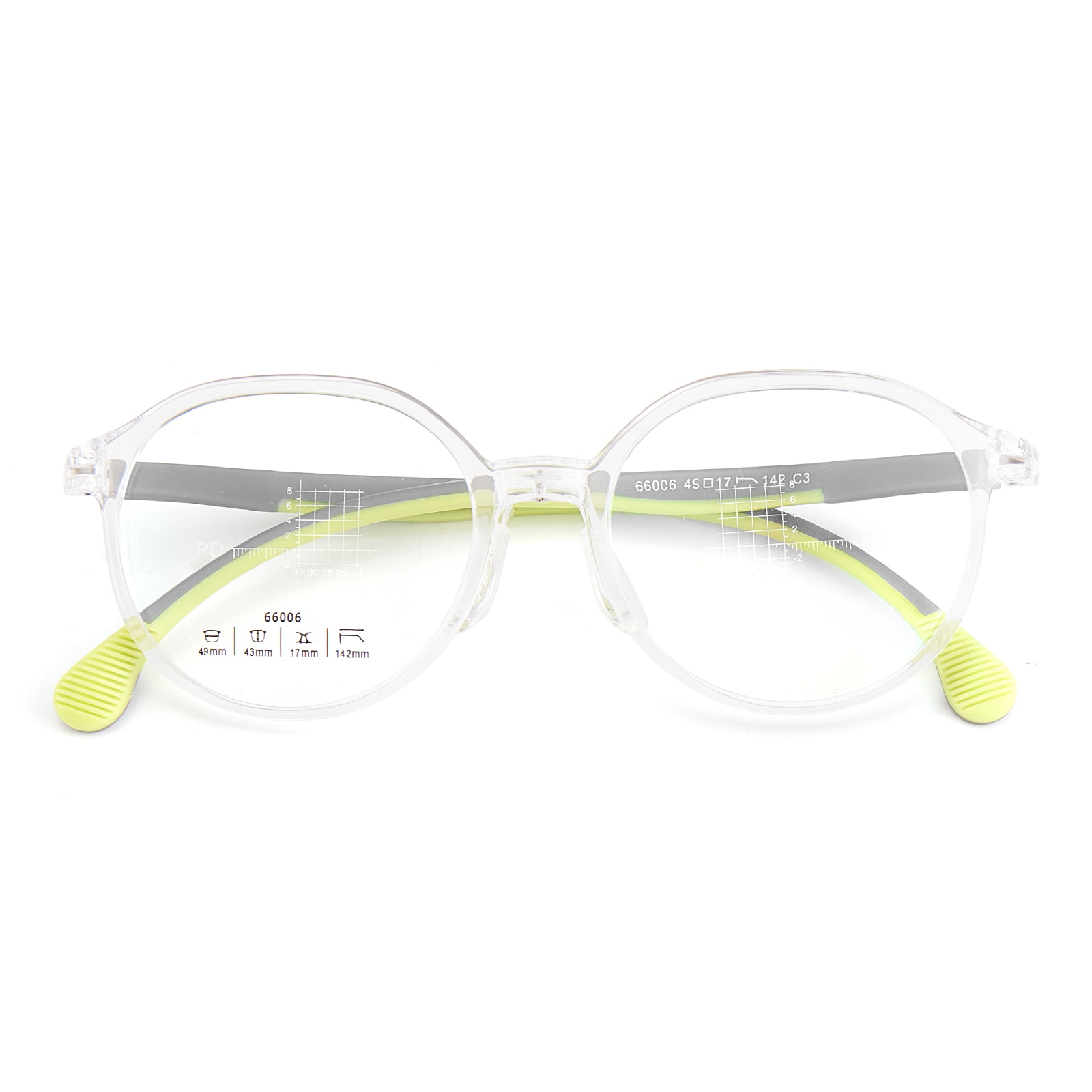 66006 Children's Multicolor U-Shaped Soft Silicone Nose Pad Glasses