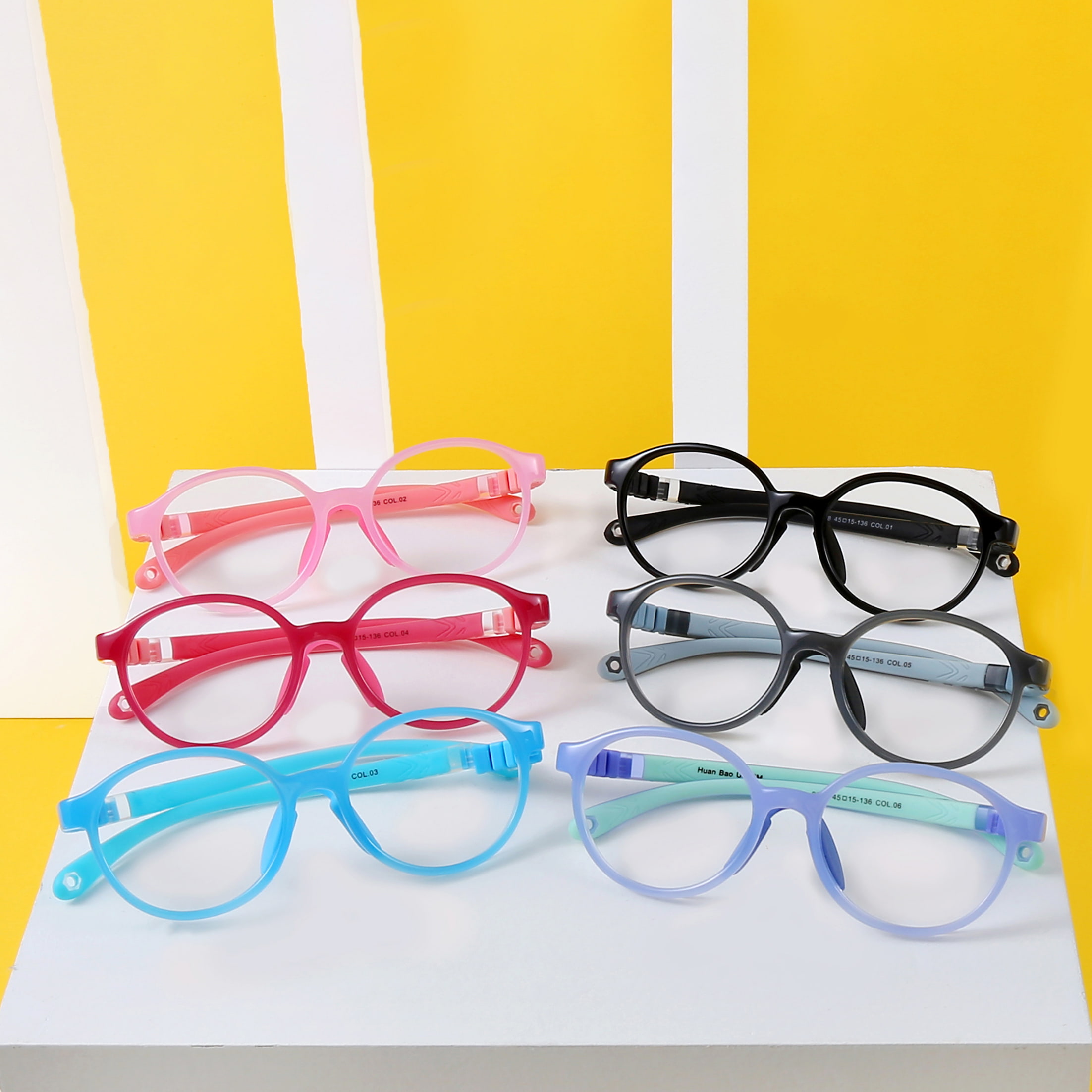 9028 Washable Durable Full Frame Detachable Glasses