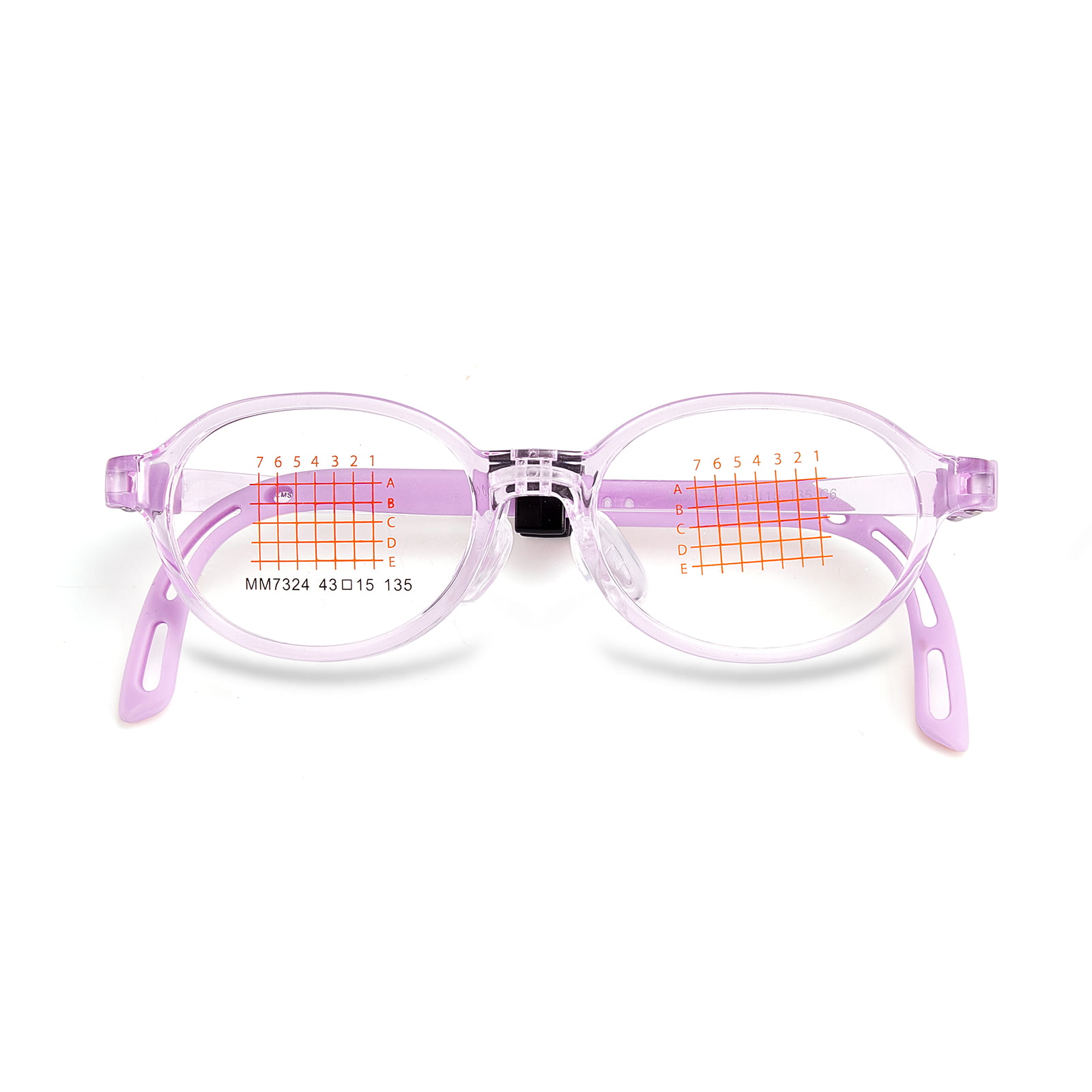 MM7324 Non-Breakable Adjustable Temples EMS Glasses