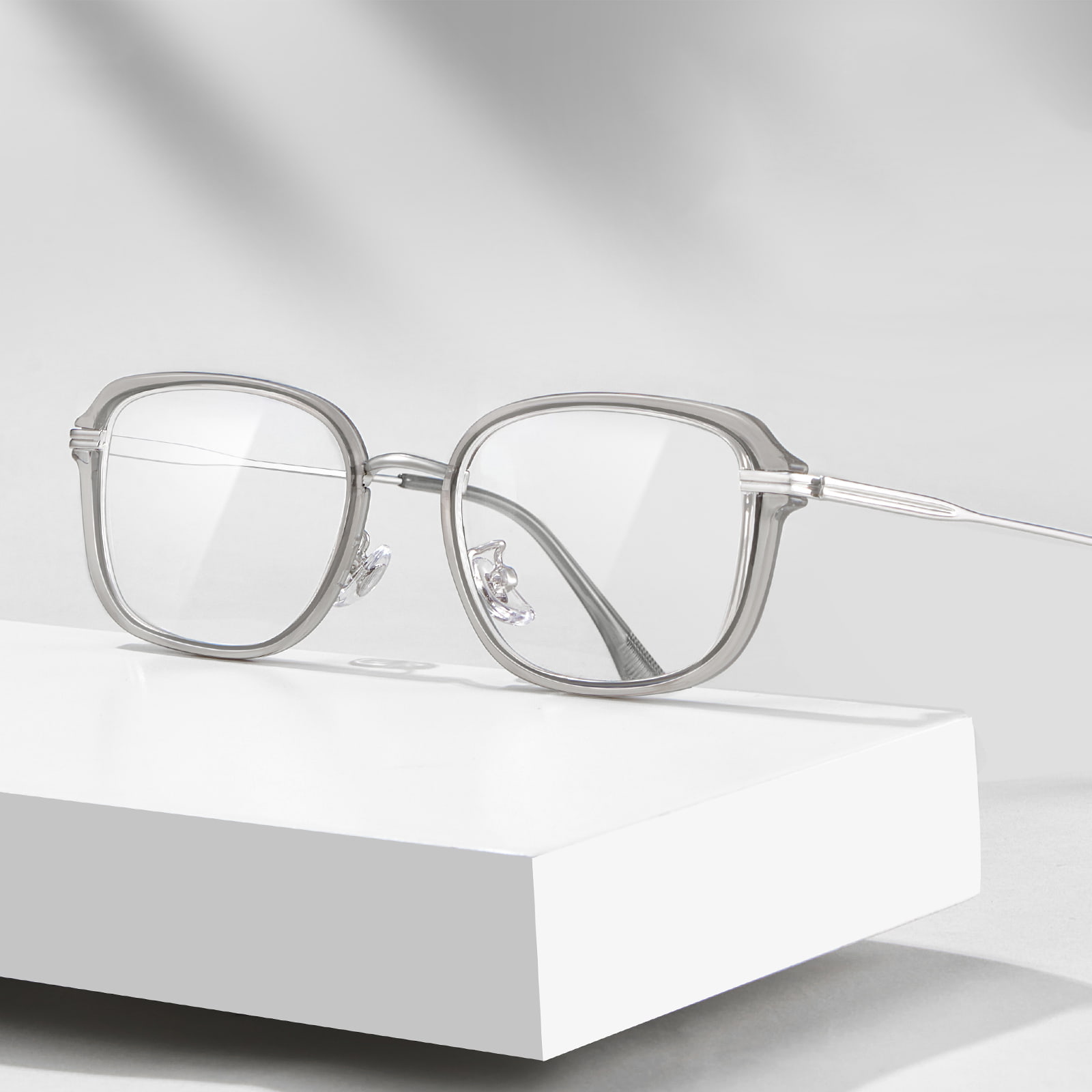 23061 Gold Glue Hollow Lightweight Anti-Blue Light Glasses