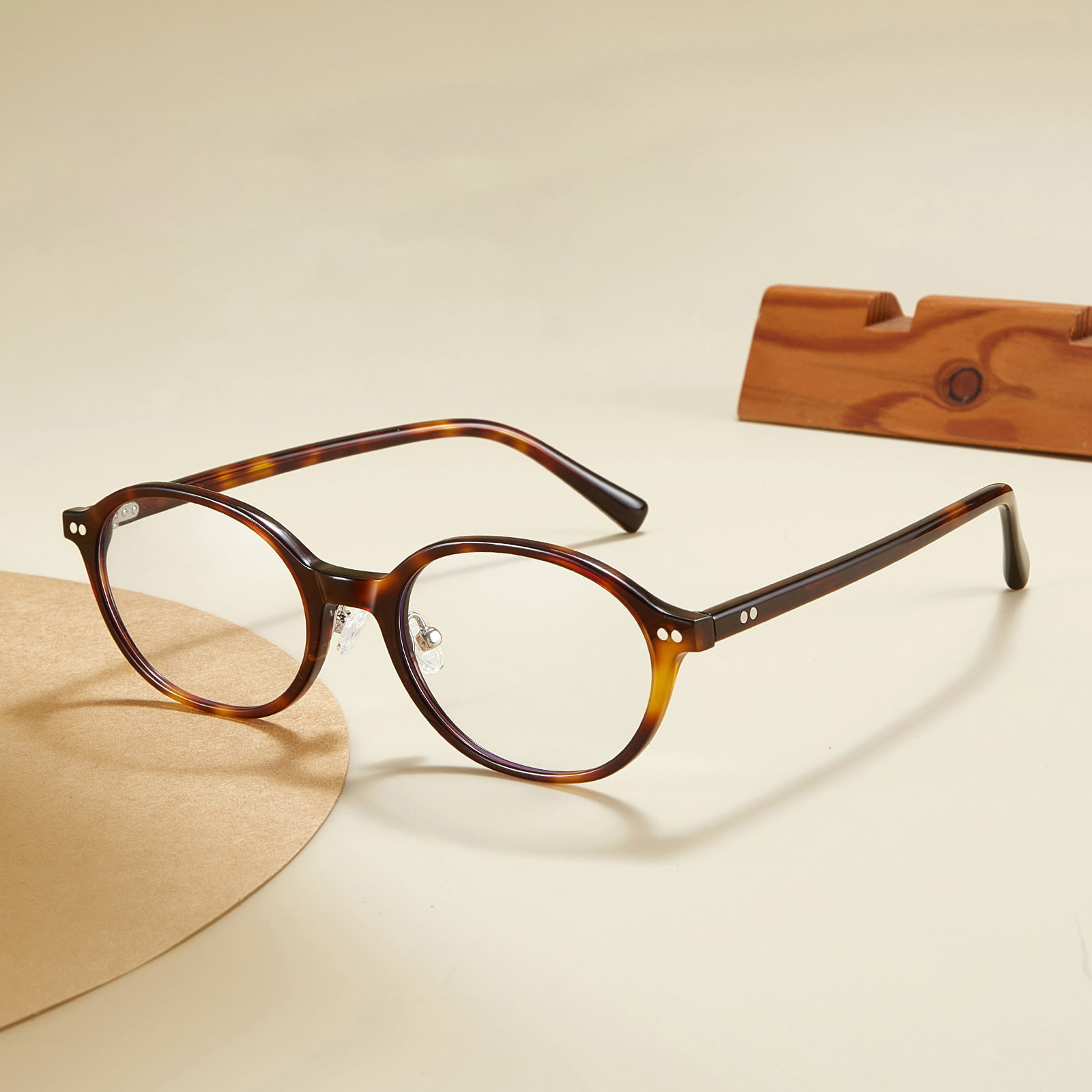 BC2049 Computer Work Oval Skin-Friendly Acrylate Glasses