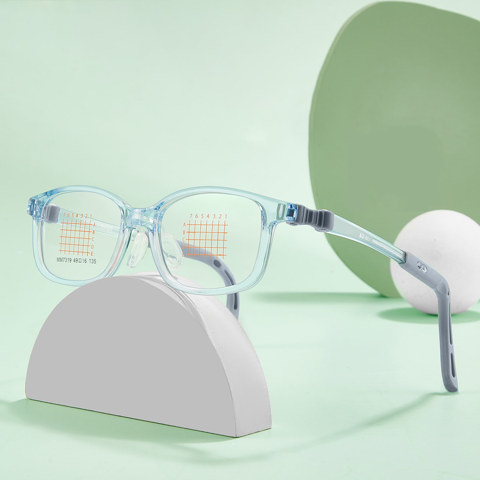 MM7319 Memory Hinge Snap-On EMS Glasses