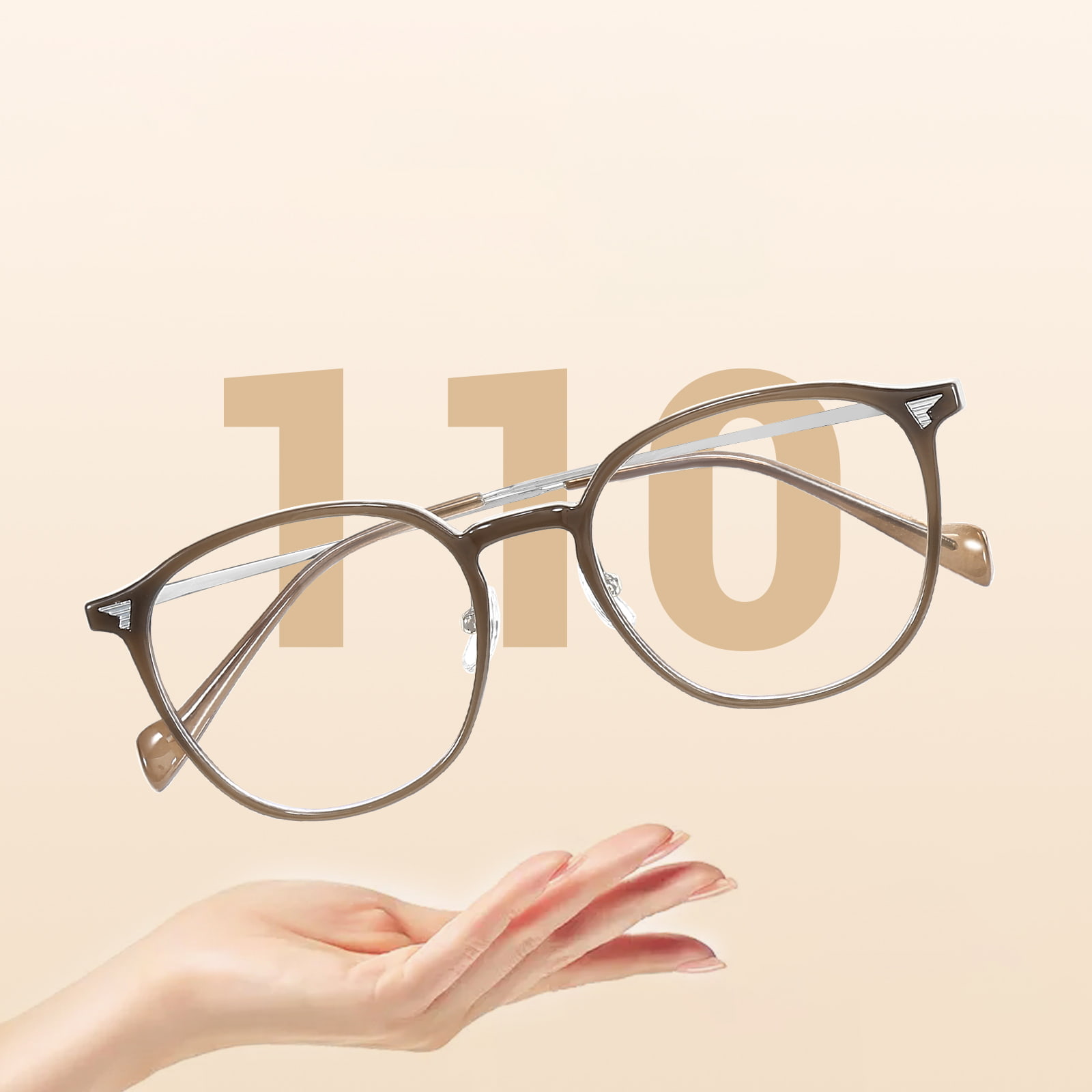 01247 Eye Protection Light Wing Design Anti-Blue Light Glasses