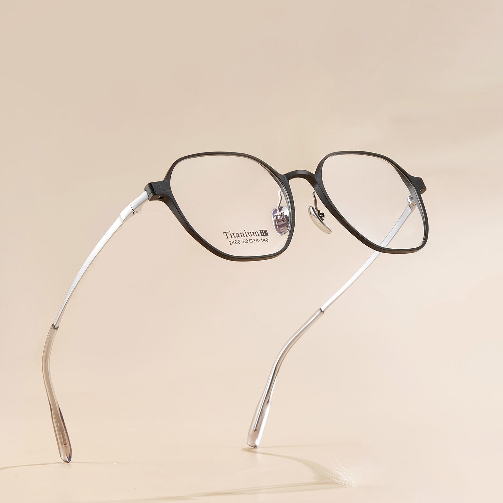 2460 Matte Old Temples with Expanded Aluminum-Magnesium Glasses