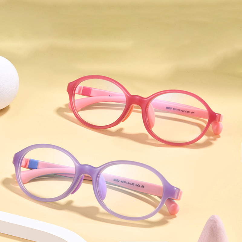 9002 Jelly Color Safety Full Frame Detachable Glasses