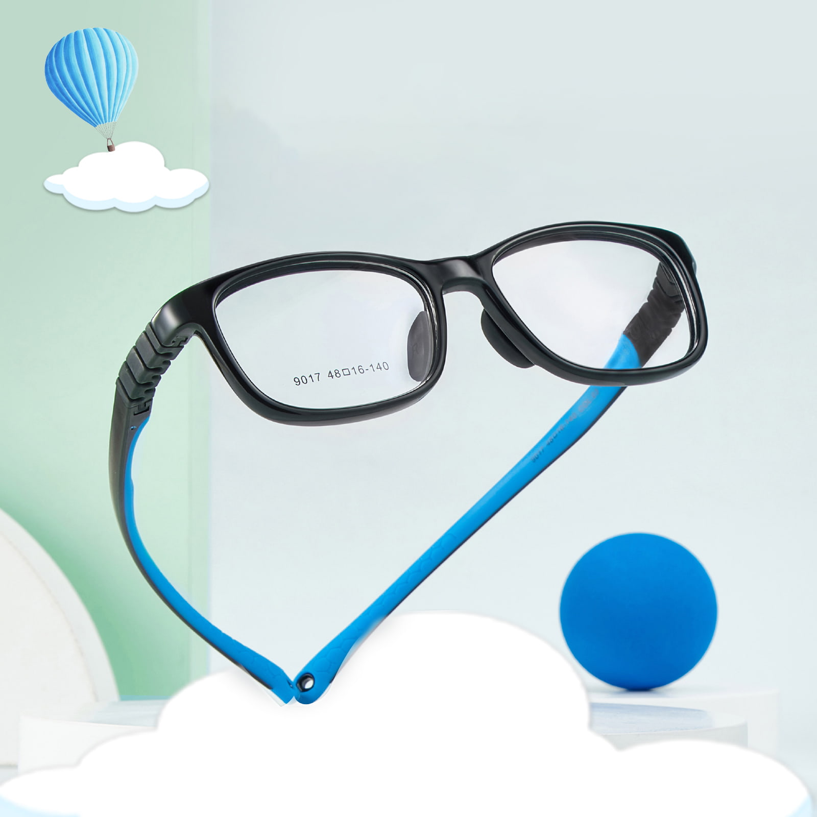 9017 Running Non-Slip Wear-Resistant Detachable Glasses