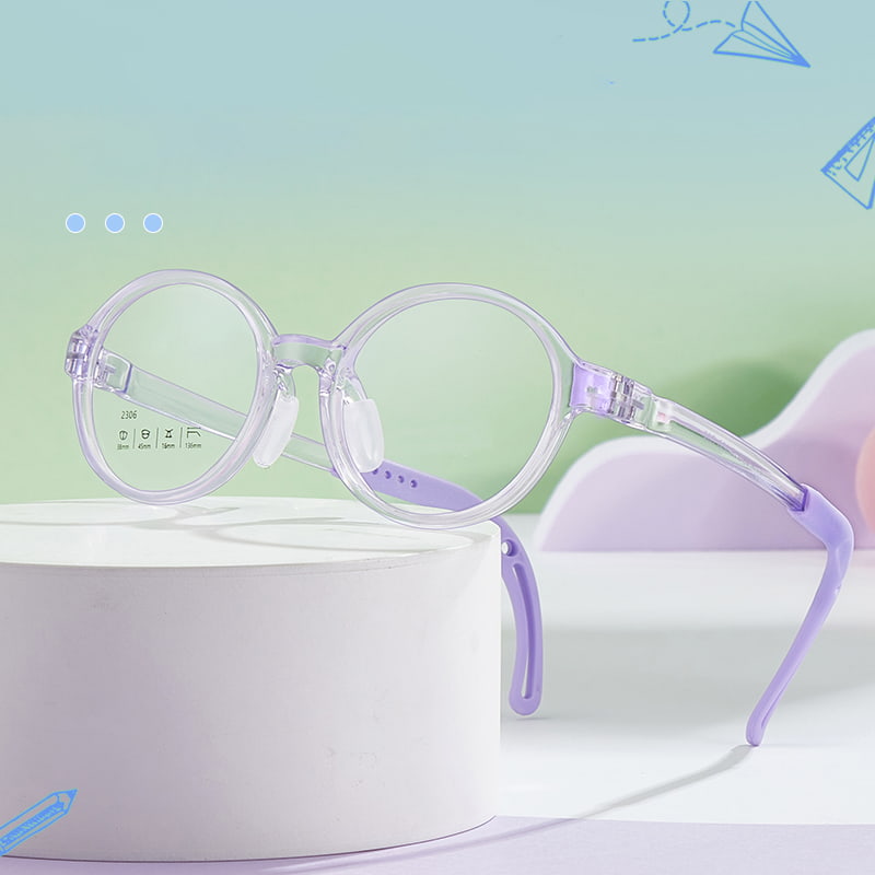 2306 Hollow Glasses with Matching Glasses Rope, Anti-Lost Soft Silicone Nose Pads