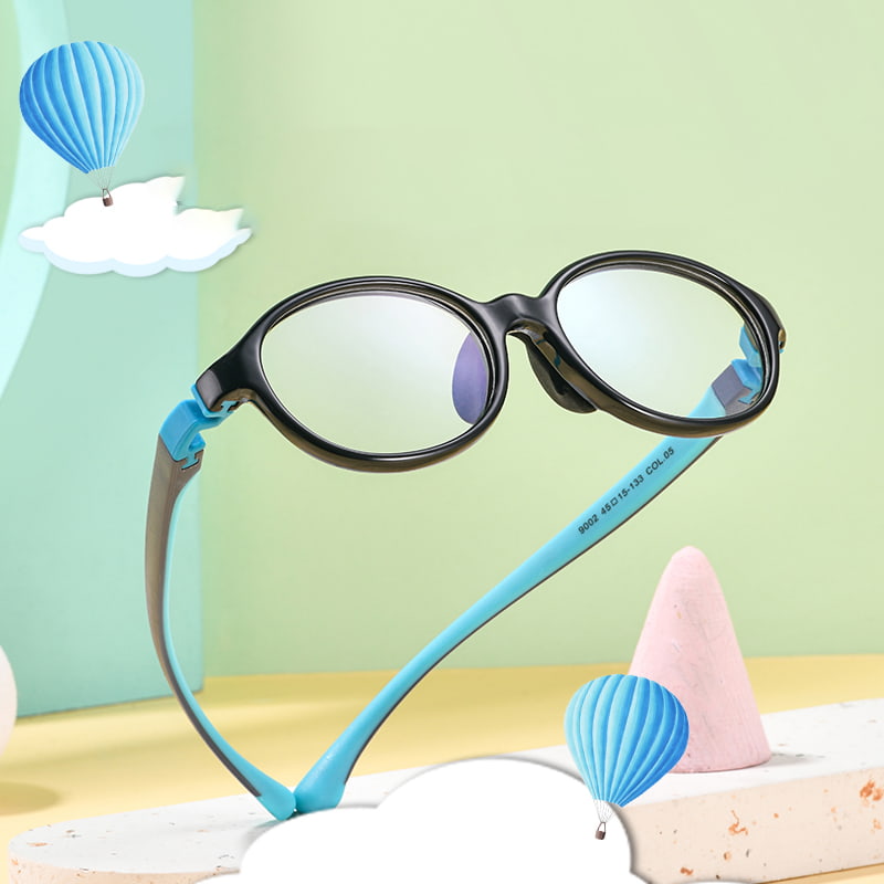 9002 Jelly Color Safety Full Frame Detachable Glasses