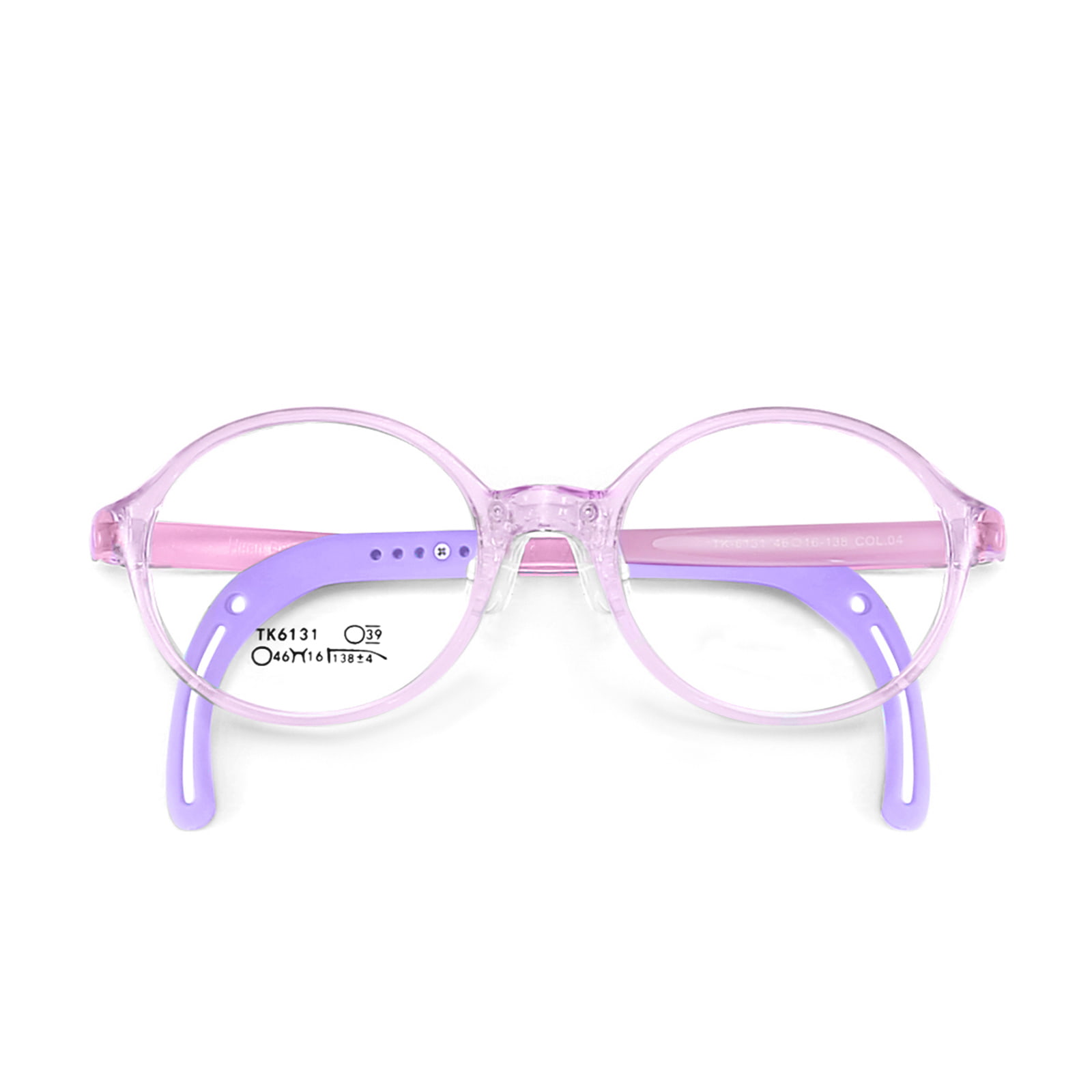TK6131 Glitter Edge Design Bendable Children's Glasses