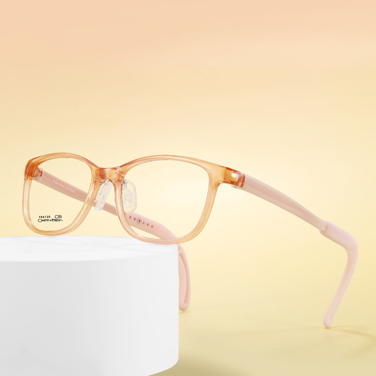 TK6135 Colorful Silicone Foot Cover Pressure-Free Children's Glasses