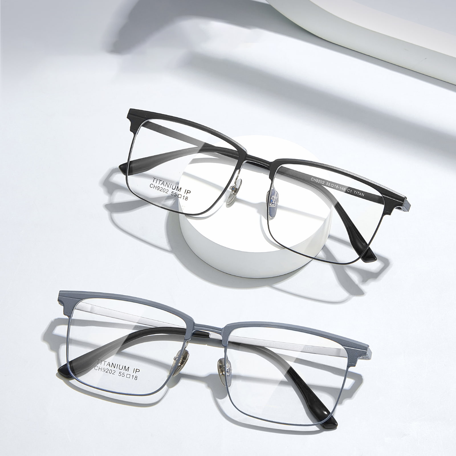 CH9202 Finely Carved One-Piece Myopia Three-In-One Magnetic Sunglasses