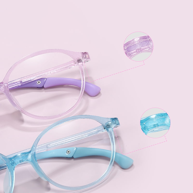 60082 Children's Round Frame Ultra-Light Sports Glasses