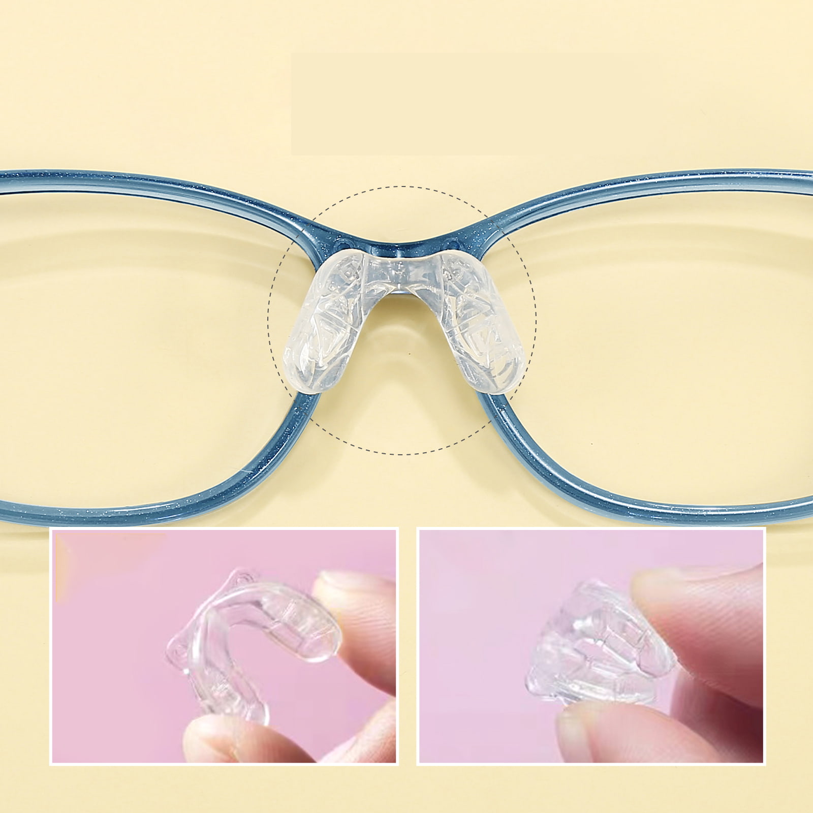 TK6135 Colorful Silicone Foot Cover Pressure-Free Children's Glasses