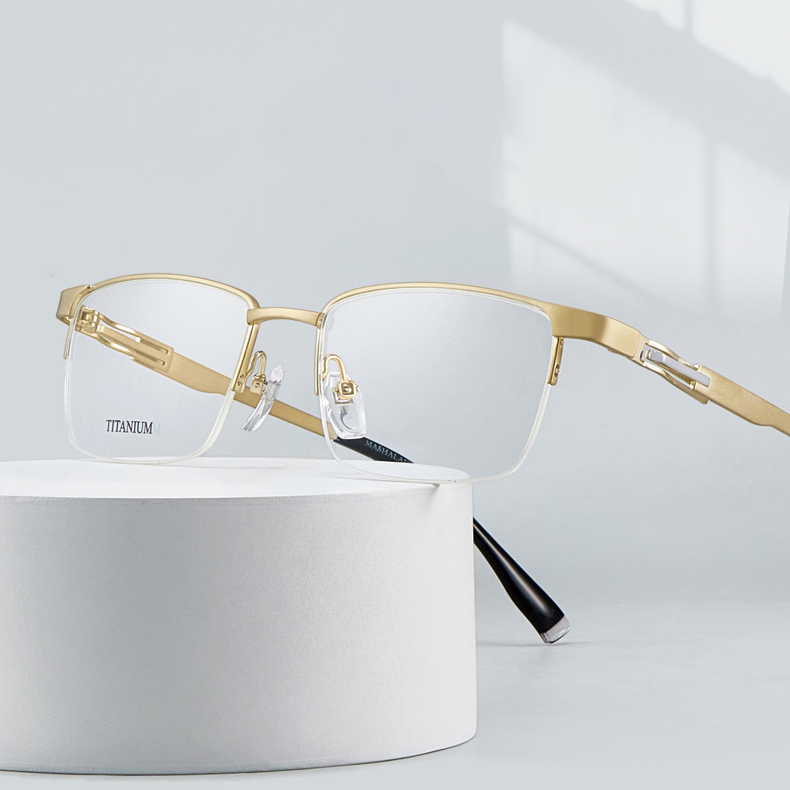 S9054 Lightweight and Non-Fading Pure Titanium Glasses